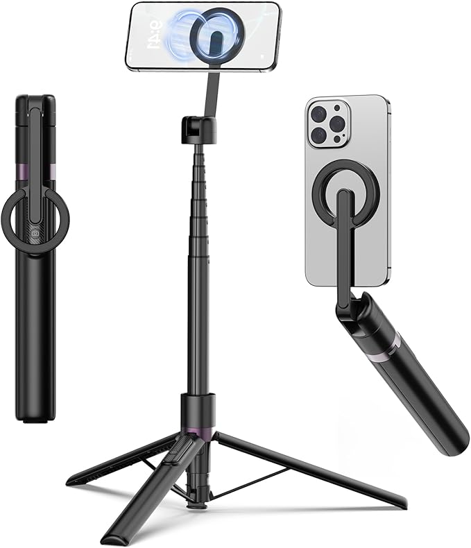 TONEOF Magnetisches Selfie Stick Stativ, 173 cm